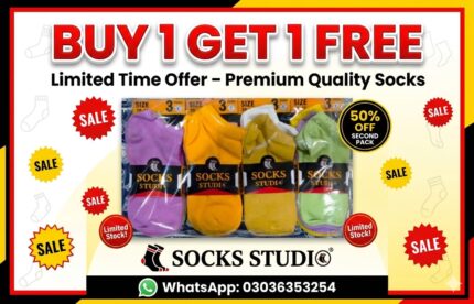 Colorful ankle socks for women